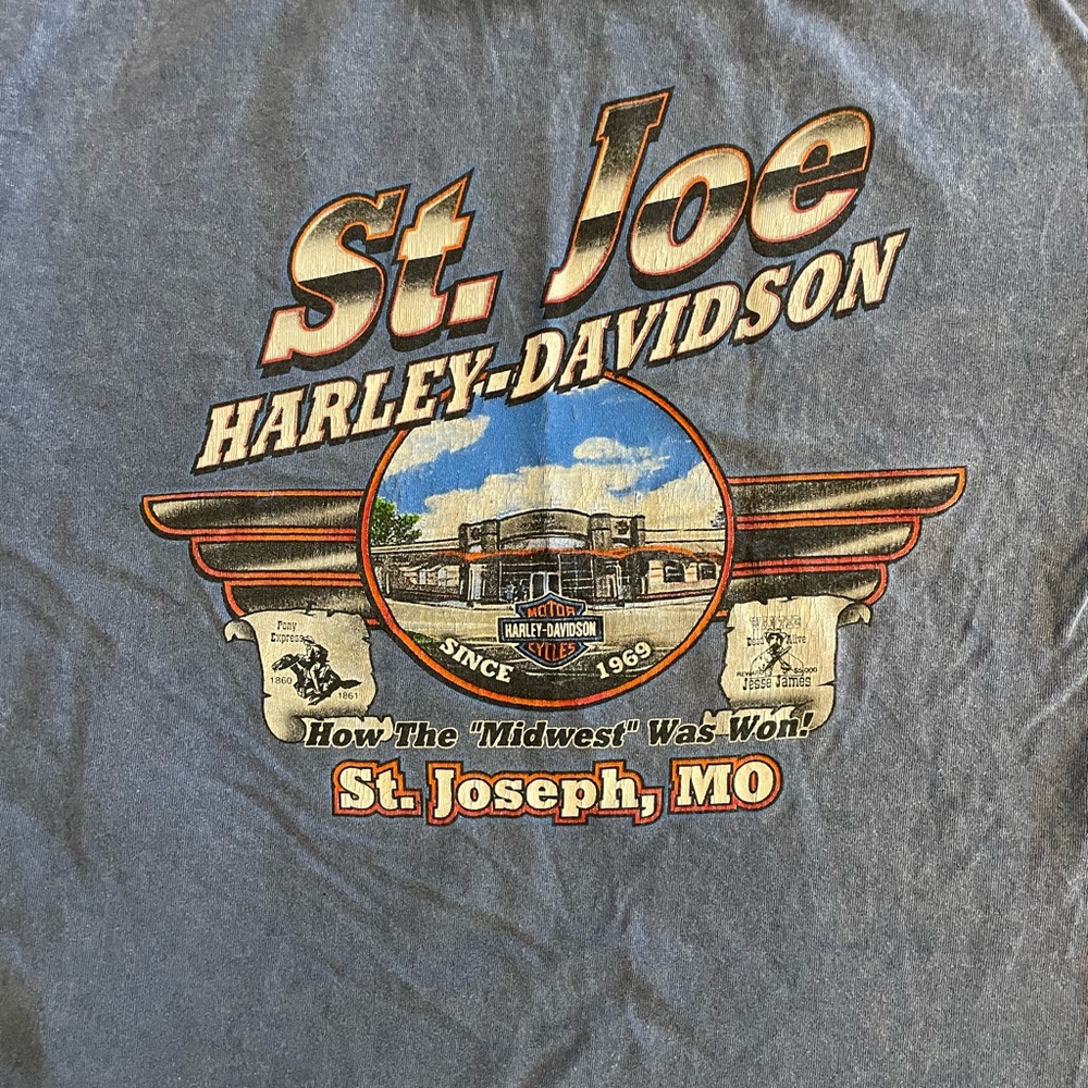 Harley-Davidson St. Joe Graphic Tee in Gray